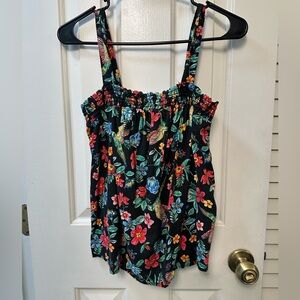 Old Navy Multicolor Floral Tank Top